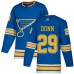 Men Adidas St. Louis Blues #29 Vince Dunn Blue Alternate Authentic Stitched NHL Jersey