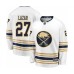 Men Buffalo Sabres #27 Curtis Lazar Fanatics Branded White 50th Season Breakaway Hockey Stitched Jersey