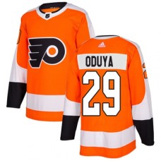 Men Adidas Philadelphia Flyers #29 Johnny Oduya Authentic Orange Home NHL Jersey