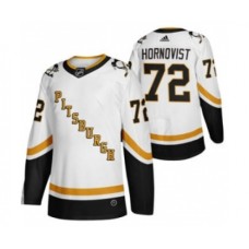 Men Pittsburgh Penguins #72 Patric Hornqvist White 2020-21 Reverse Retro Alternate Hockey Stitched Jersey