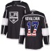 Men Adidas Los Angeles Kings #17 Ilya Kovalchuk Black Home Authentic USA Flag Stitched NHL Jersey