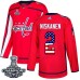 Men Adidas Washington Capitals #2 Matt Niskanen Authentic Red USA Flag Fashion 2018 Stanley Cup Final Champions NHL Jersey