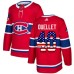 Men Adidas Montreal Canadiens #40 Joel Armia Authentic Red USA Flag Fashion NHL Jersey