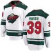 Men Minnesota Wild #39 Nate Prosser Authentic White Away Fanatics Branded Breakaway NHL Jersey