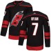 Men Adidas Carolina Hurricanes #7 Derek Ryan Premier Black Alternate NHL Jersey