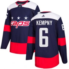 Men Adidas Washington Capitals #42 Martin Fehervary Authentic Red USA Flag Fashion NHL Jersey