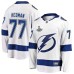 Men Tampa Bay Lightning #77 Victor Hedman Fanatics Branded White Away 2020 Stanley Cup Champions Breakaway Stitched Jersey