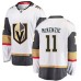 Men Vegas Golden Knights #11 Curtis McKenzie Authentic White Away Fanatics Branded Breakaway NHL Jersey