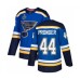 Men St. Louis Blues #44 Chris Pronger Authentic Royal Blue Home 2019 Stanley Cup Final Bound Hockey Jersey