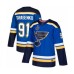 Men St. Louis Blues #91 Vladimir Tarasenko Authentic Royal Blue Home 2019 Stanley Cup Final Bound Hockey Jersey