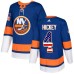 Men Adidas New York Islanders #4 Thomas Hickey Authentic Royal Blue USA Flag Fashion NHL Jersey