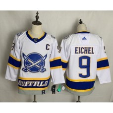 Men Buffalo Sabres #9 Jack Eichel White 2020-21 Special Edition Replica Player Stitched Jersey