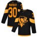 Men Adidas Pittsburgh Penguins #30 Matt Murray Black Authentic 2019 Stadium Series Stitched NHL Jersey