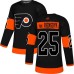 Men Adidas Philadelphia Flyers #25 James Van Riemsdyk Premier Black Alternate NHL Jersey