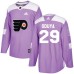 Men Adidas Philadelphia Flyers #29 Johnny Oduya Authentic Purple Fights Cancer Practice NHL Jersey