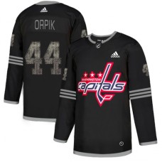 Men Adidas Washington Capitals #44 Brooks Orpik Black Authentic Classic Stitched NHL Jersey