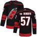 Men Adidas Carolina Hurricanes #57 Trevor Van Riemsdyk Premier Black Alternate NHL Jersey