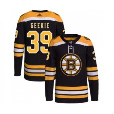 Men Boston Bruins #39 Morgan Geekie Black Stitched Jersey