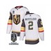 Men Vegas Golden Knights #2 Zach Whitecloud White 2023 Stanley Cup Champions Stitched Jersey