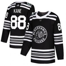 Men Adidas Chicago Blackhawks #88 Patrick Kane Authentic Black 2019 Winter Classic NHL Jersey