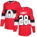 Men Adidas Ottawa Senators #28 Paul Carey Authentic Red 2017 100 Classic NHL Jersey