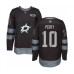 Men Dallas Stars #10 Corey Perry Authentic Black 1917-2017 100th Anniversary Hockey Stitched Jersey