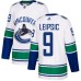 Men Adidas Vancouver Canucks #9 Brendan Leipsic Authentic White Away NHL Jersey