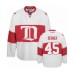 Men Reebok Detroit Red Wings #45 Jonathan Bernier Premier White Third NHL Jersey