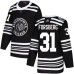 Men Adidas Chicago Blackhawks #31 Anton Forsberg Authentic Black 2019 Winter Classic NHL Jersey