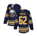 Men Buffalo Sabres #62 Brandon Montour Authentic Navy Blue Home Hockey Stitched Jersey