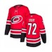 Men Adidas Carolina Hurricanes #72 Jack Drury Premier Red Home NHL Jersey