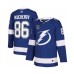 Men Tampa Bay Lightning #86 Nikita Kucherov 2022 Blue Stanley Cup Final Patch Stitched Jersey