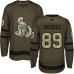 Men Adidas Ottawa Senators #89 Mikkel Boedker Authentic Green Salute to Service NHL Jersey