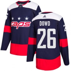 Men Adidas Washington Capitals #26 Nic Dowd Authentic Navy Blue 2018 Stadium Series NHL Jersey