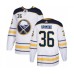 Men Buffalo Sabres #36 Andrew Hammond Authentic White Away Hockey Stitched Jersey