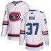 Men Adidas Montreal Canadiens #37 Antti Niemi Authentic White 2017 100 Classic NHL Jersey