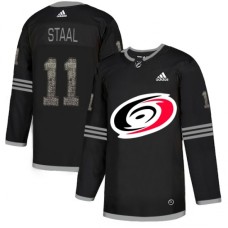 Men Adidas Carolina Hurricanes #11 Jordan Staal Black Authentic Classic Stitched NHL Jersey