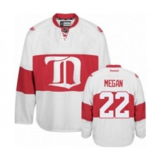 Men Reebok Detroit Red Wings #22 Wade Megan Premier White Third NHL Jersey