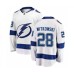 Men Tampa Bay Lightning #28 Luke Witkowski Fanatics Branded White Away Breakaway Hockey Stitched Jersey