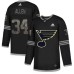 Men Adidas St. Louis Blues #34 Jake Allen Black Authentic Classic Stitched NHL Jersey