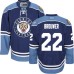 Men Reebok Florida Panthers #22 Troy Brouwer Premier Navy Blue Third NHL Jersey