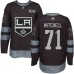 Men Adidas Los Angeles Kings #71 Torrey Mitchell Authentic Black 1917-2017 100th Anniversary NHL Jersey