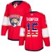 Men Adidas Florida Panthers #15 Paul Thompson Authentic Red USA Flag Fashion NHL Jersey