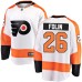 Men Philadelphia Flyers #26 Christian Folin Fanatics Branded White Away Breakaway NHL Jersey