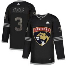 Men Adidas Florida Panthers #3 Keith Yandle Black Authentic Classic Stitched NHL Jersey