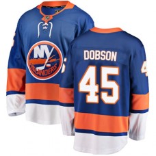 Men New York Islanders #45 Noah Dobson Fanatics Branded Royal Blue Home Breakaway NHL Jersey