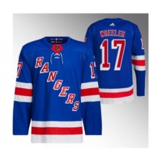 Men New York Rangers #17 Blake Wheeler Royal Stitched Jersey