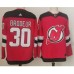 Men New Stitched Jersey Devils #30 Martin Brodeur Red Authentic Stitched Jersey