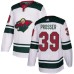 Men Adidas Minnesota Wild #39 Nate Prosser Authentic White Away NHL Jersey