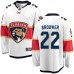 Men Florida Panthers #22 Troy Brouwer Authentic White Away Fanatics Branded Breakaway NHL Jersey